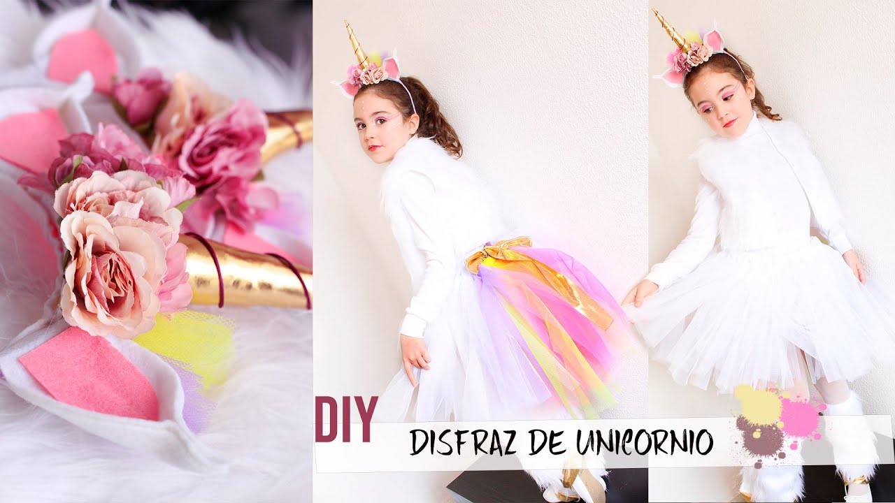 DIY DISFRAZ UNICORNIO PASO A PASO