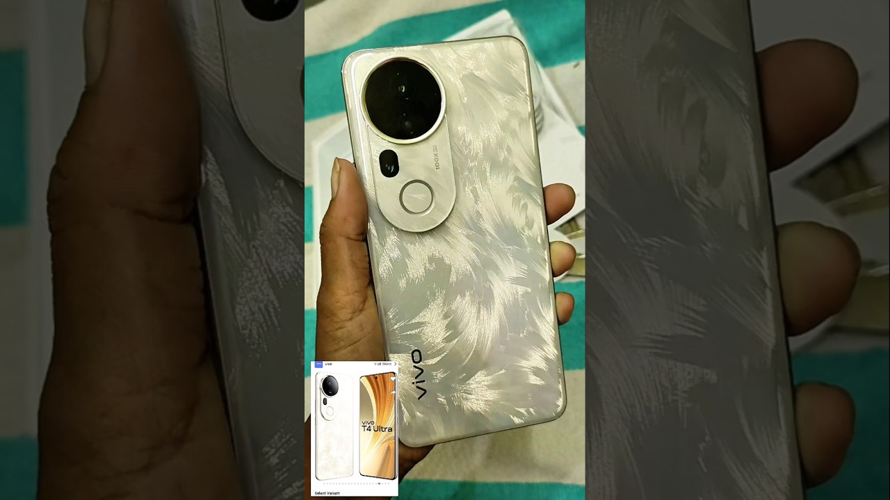 VIVO T4 Ultra Colour - Phoenix Gold ₹37,999 #unboxing #vivot4ultra #review#trending#mobile#newlunch