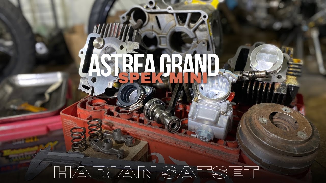 BORE UP ASTREA GRAND SPEK 53,5 KLEP STD❗️PAKE PISTON APA❓BERAPA UKURAN PORTINGNYA ❓