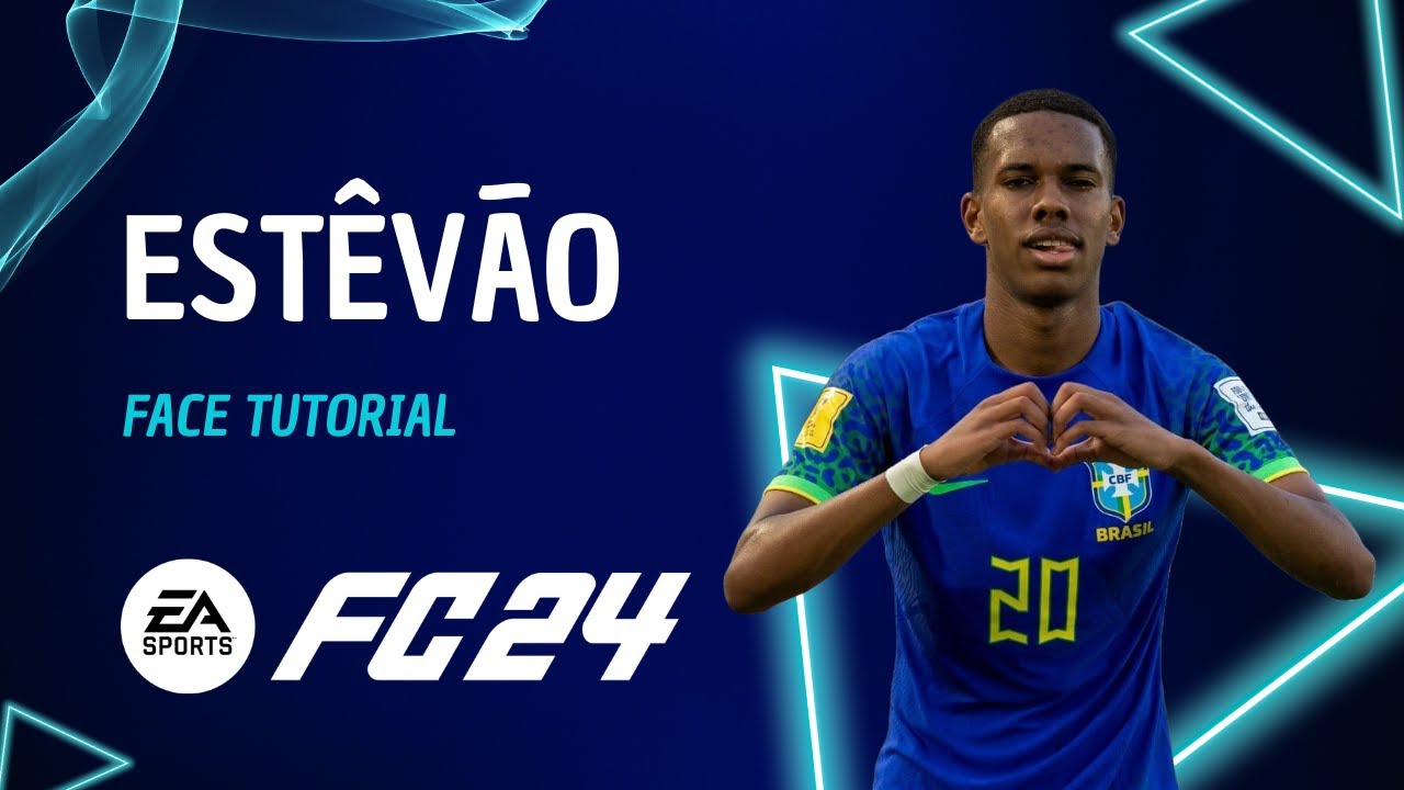 EA FC24 Player Creation Guide: ESTEVAO WILLIAN Lookalike Face Tutorial + Stats