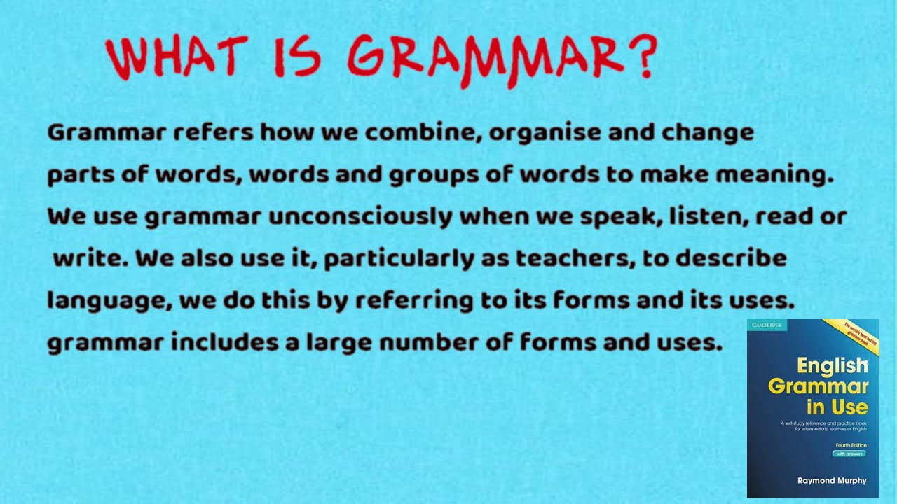 TKT module 1 Grammar