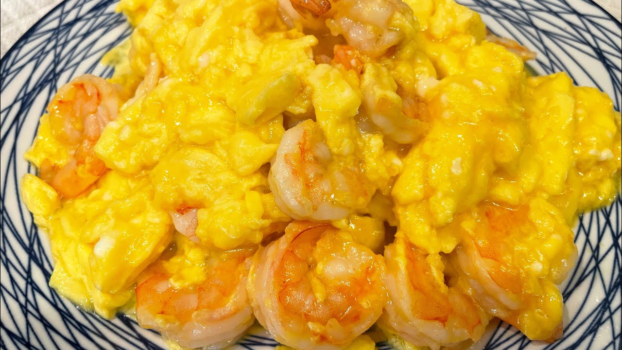 蝦仁炒蛋 / 冰鮮蝦 / 港式(粵語)🦐Scrambled Egg With Shrimp / Frozen Shrimp [ENG SUB]