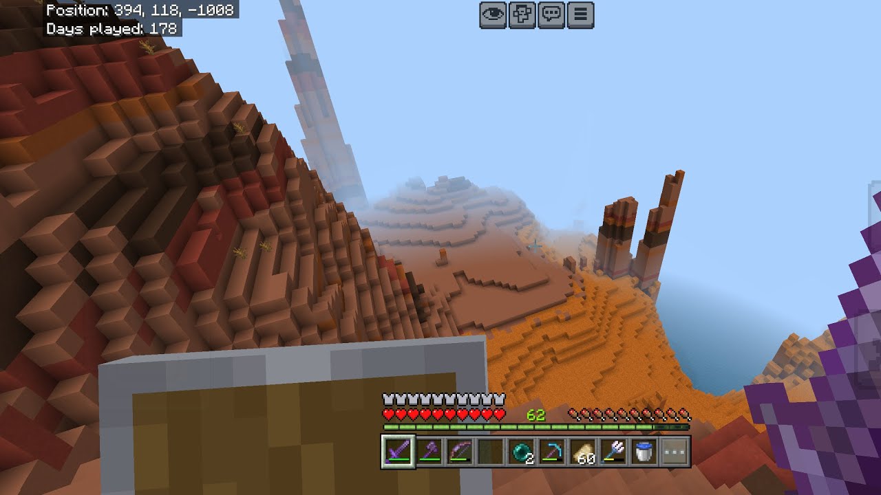 DAY : 3 I finally made iron armour in my new world 😂