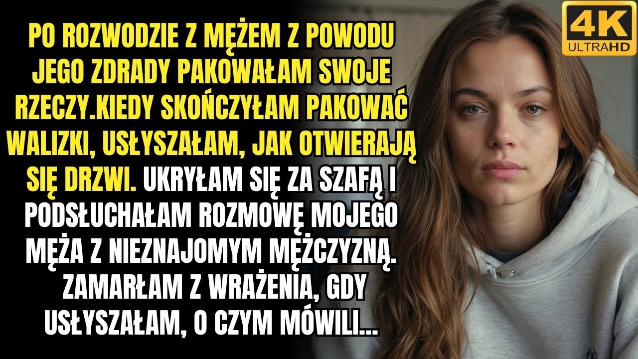 Po rozwodzie przypadkowo podsłuchałam rozmowę mojego byłego męża z nieznajomym mężczyzną i zamarłam