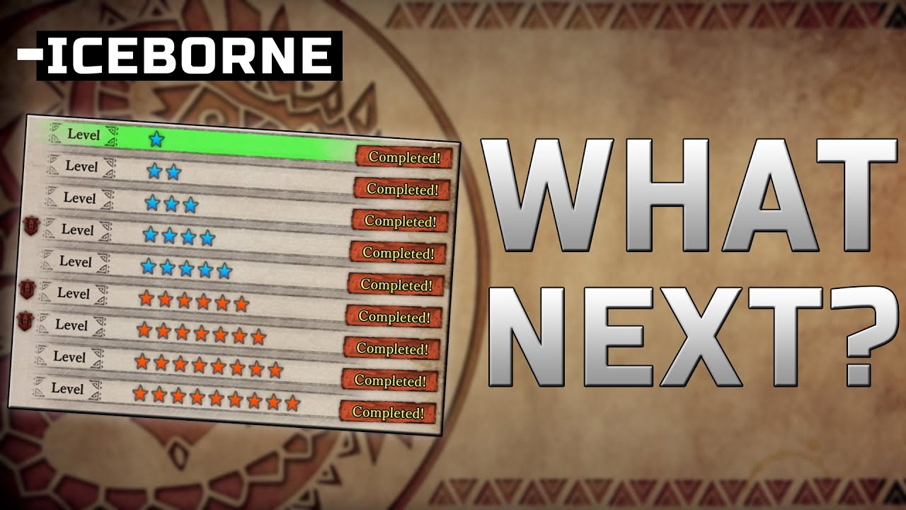 10 Things To Do After Beating Monster Hunter World Iceborne