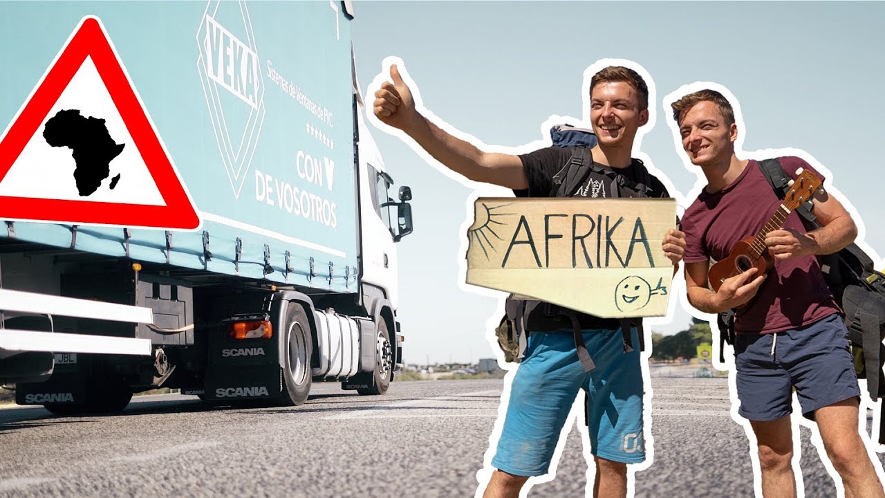 Schaffen wir es mit 0&euro; bis nach AFRIKA?! | von Leichenwagen mitgenommen!