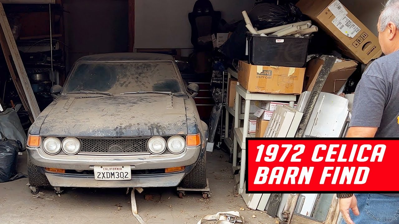 1972 Toyota Celica Barn Find - Parked for 20 years!