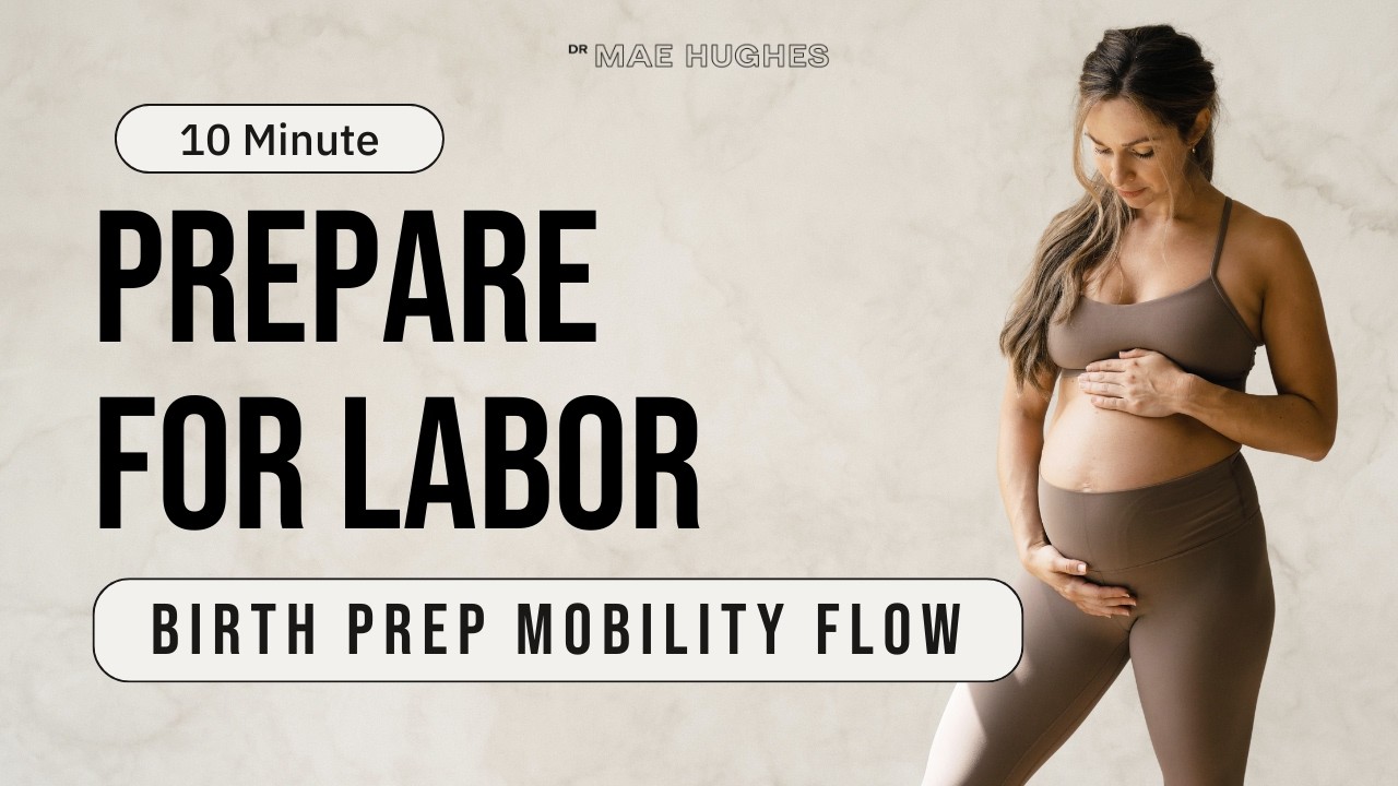 10 Minute Birth Prep Mobility Flow | Prepare Your Pelvic Floor For Labor