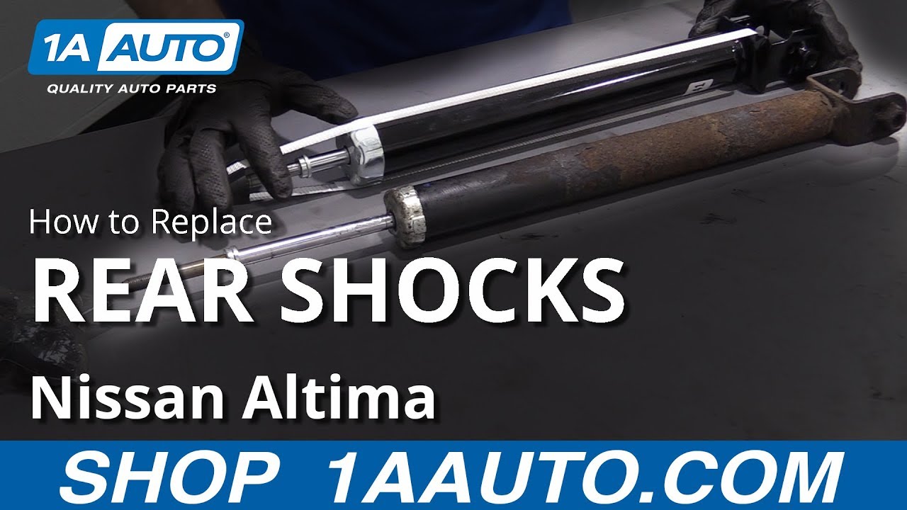 How to Replace Rear Shocks 07-17 Nissan Altima