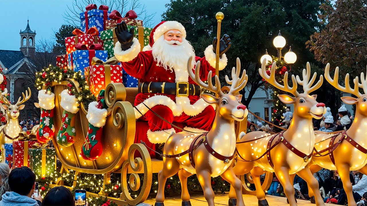 [4K] Disney World Christmas 2025 – Magic Kingdom Walkthrough, Festive Parade & Exclusive Merch