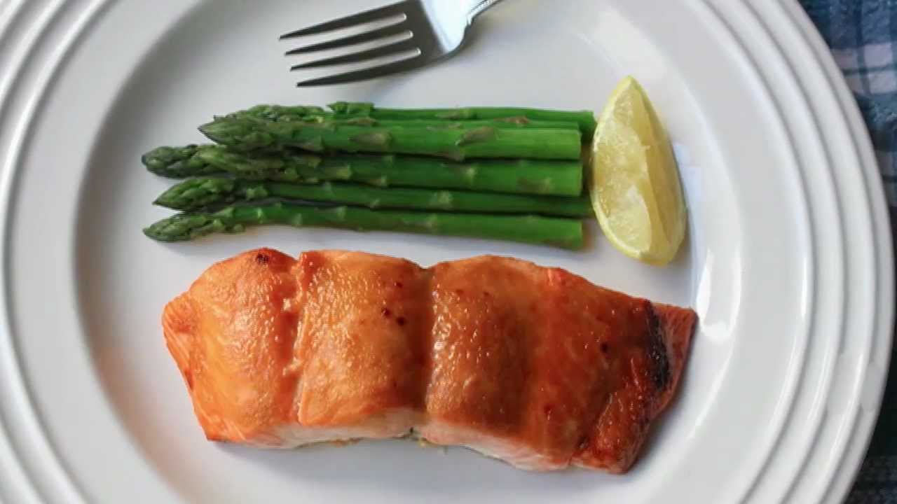 Miso Maple Salmon Recipe - Broiled Salmon with Miso Maple Glaze