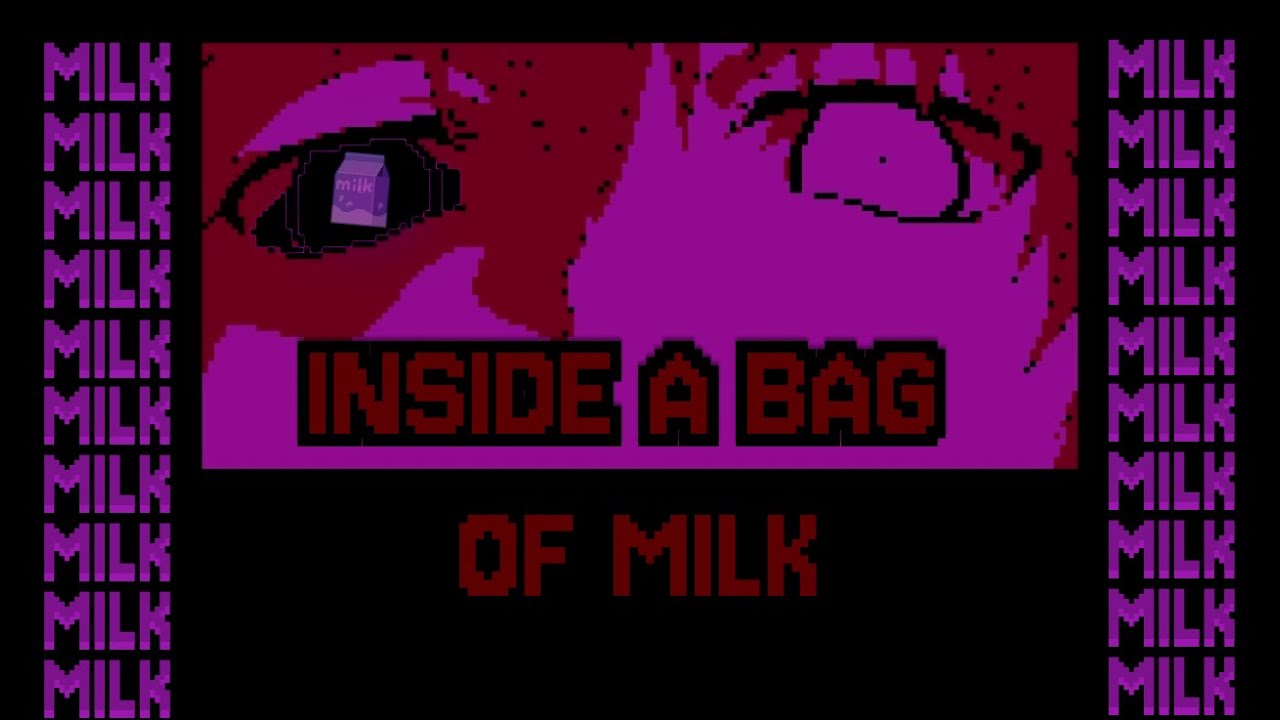 Milk inside a bag of milk | ЧТО ЗДЕСЬ ПРОИСХОДИТ???