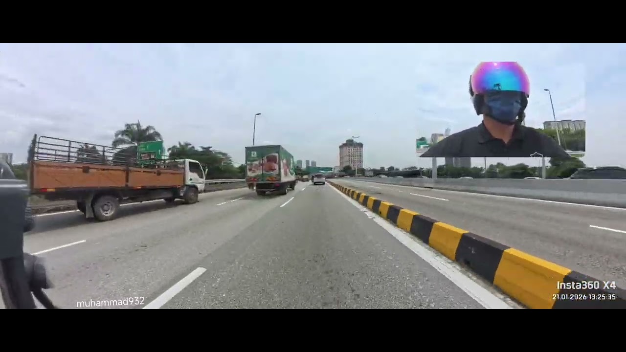 Insta360 X4 | Honda Vario 160 | 21/01/2026 #2 | Ke Cyberjaya