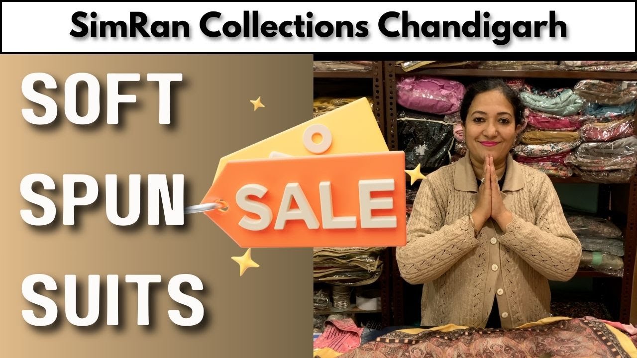 SOFT SPUN SUIT 🌹 Premium quality suits 🌹 SimRan Collections Chandigarh 🌹