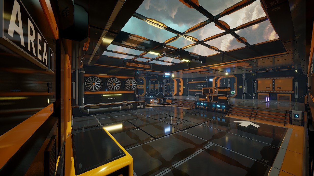 DM-LPA (Low Poly, Project A) scene (1.0), Unreal Tournament 4 Level
