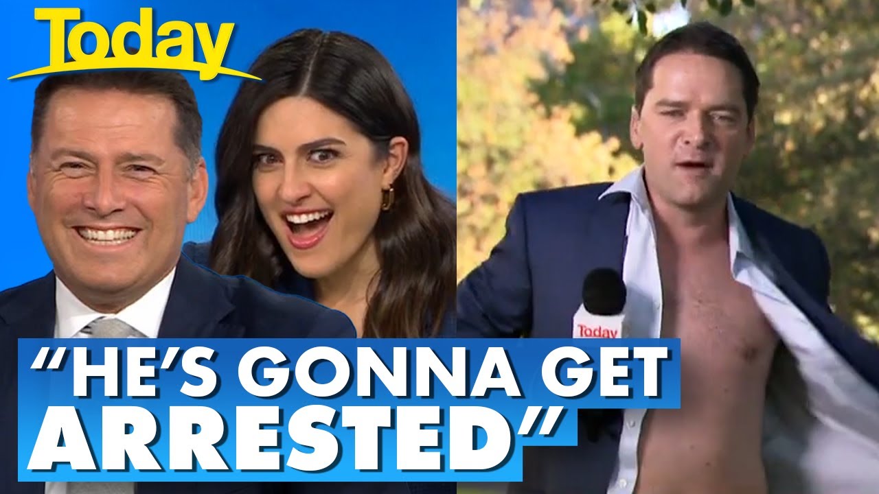 Reporter strips off to prove a point 🤣 | Today Show Australia