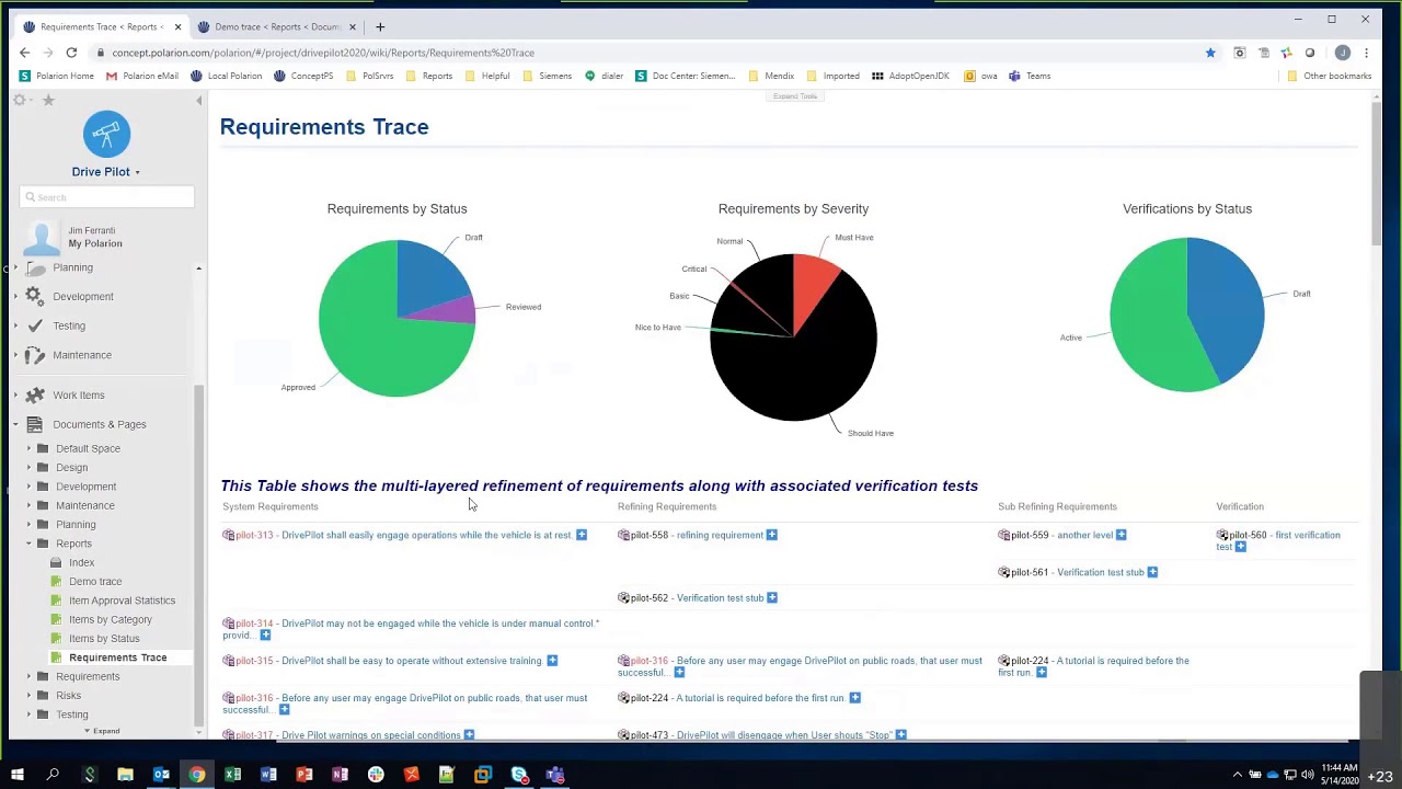 Polarion Tips & Tricks- Live Reports & Widgets