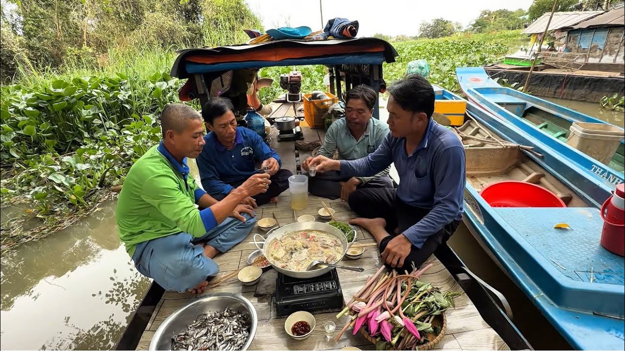 Tập 6. Cá Linh Non Nhún Mắm Trên Đồng Mộc Hóa Long An Ngày Anh Toàn Bông Lợp | Mưu Sinh Miền Quê 