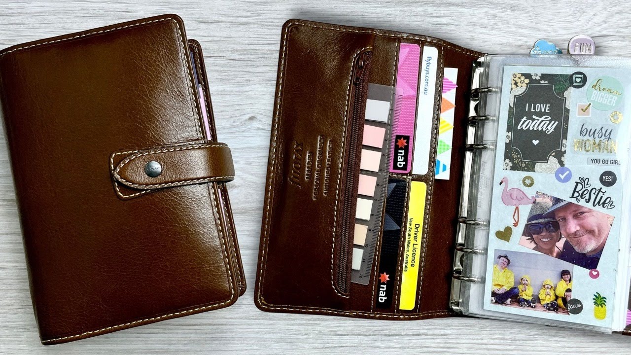 🔴 Inside My Filofax Personal Malden: A Planner Review and Flip Through