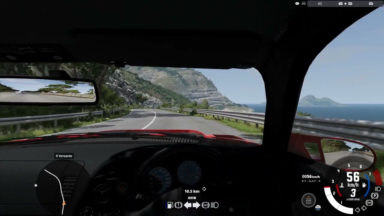 BeamNGdriveイタリア一周ドライブ