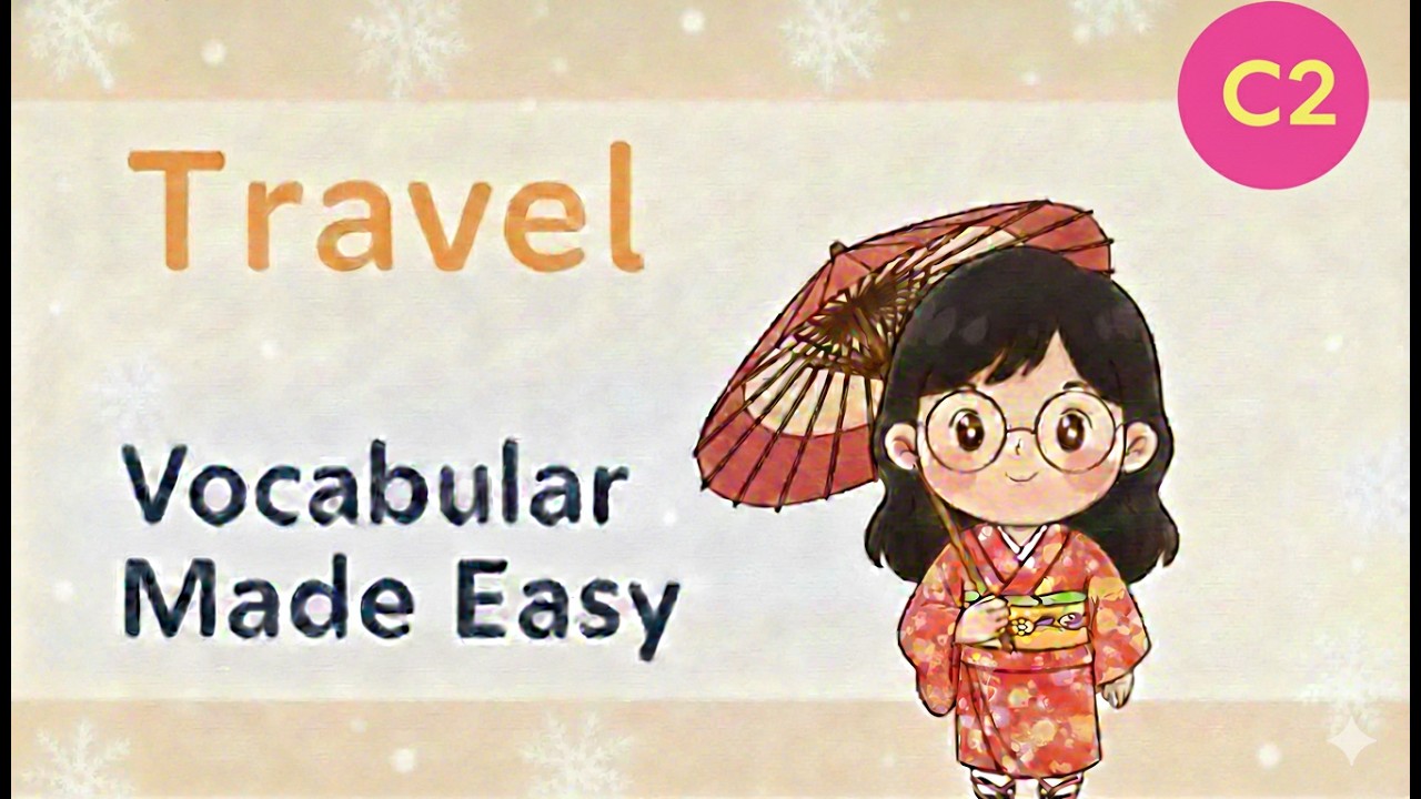 10 Basic TRAVEL Words |ENGLISH C2 LEVEL