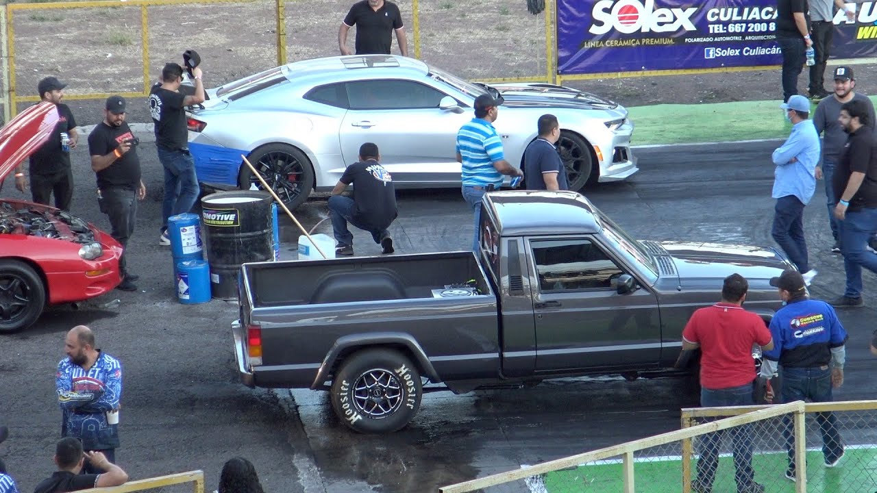 CAMARO ZL1 VS JEEP COMANCHE SUPERCHARGER | ARRANCONES AUTÓDROMO CULIACÁN