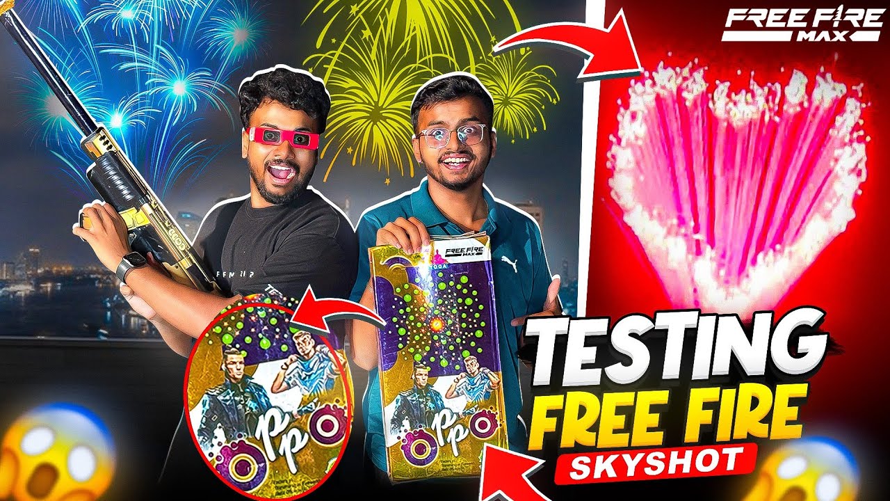 Free Fire Max Skyshot Gone Wrong 💔 Blast Down Diwali 2025 