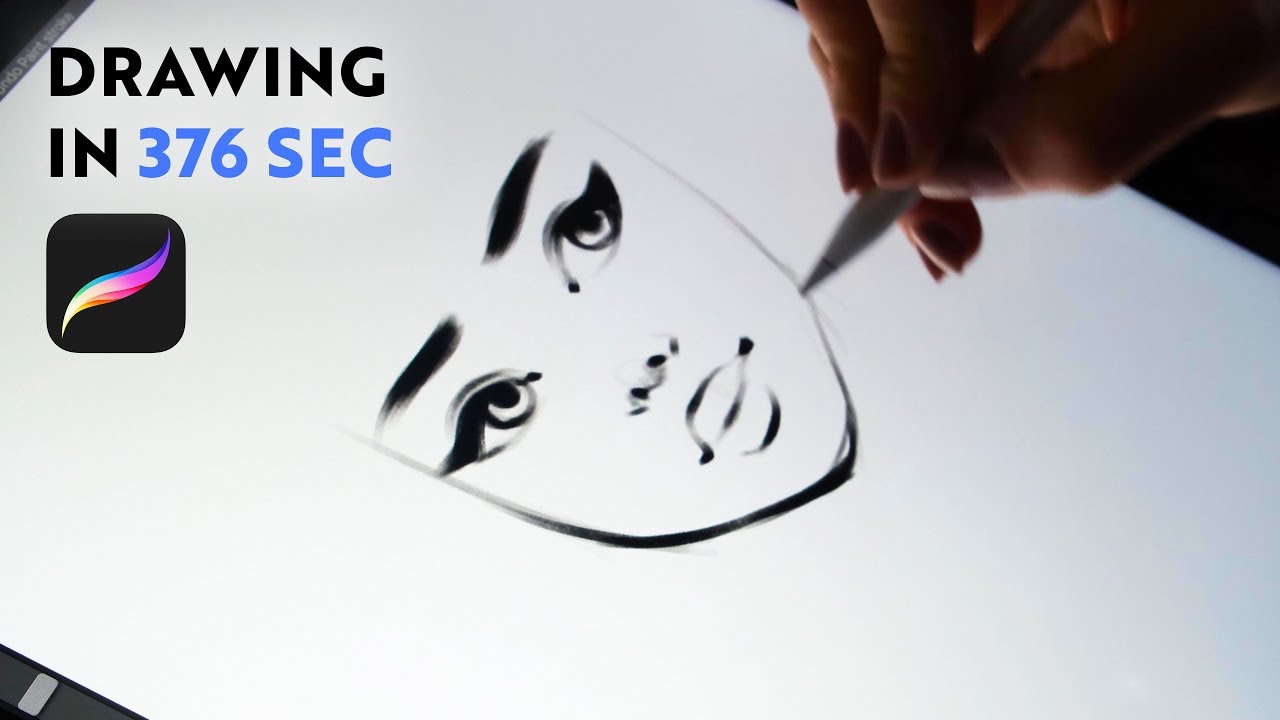 Drawing as fast as I can (no cuts)
