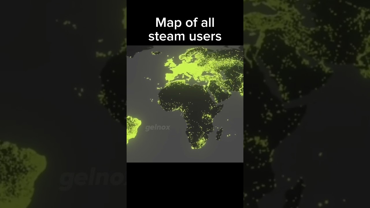 Map of all steam users