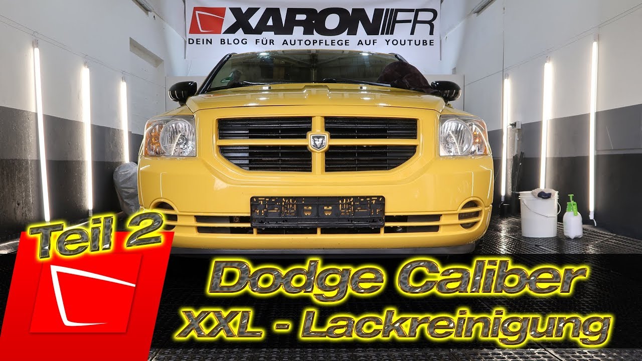 Dodge Caliber Au&szlig;en-Aufbereitung - Autow&auml;sche Flugrost, Baumharz und Teerflecken entfernen