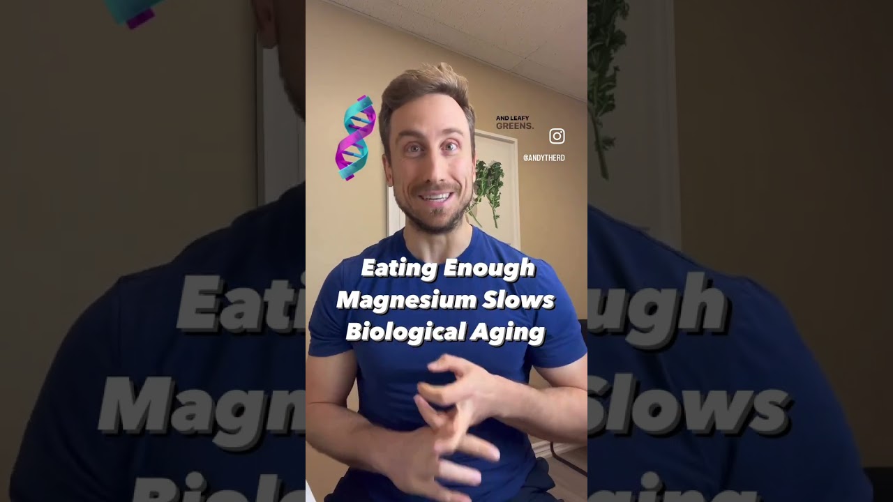Magnesium slows biological aging