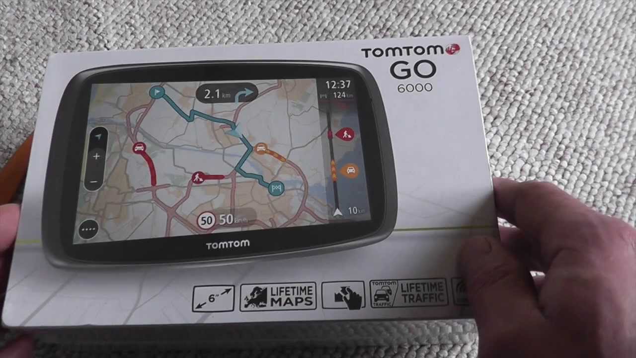 TomTom Go 6000 Unboxing - Ustawienie PL