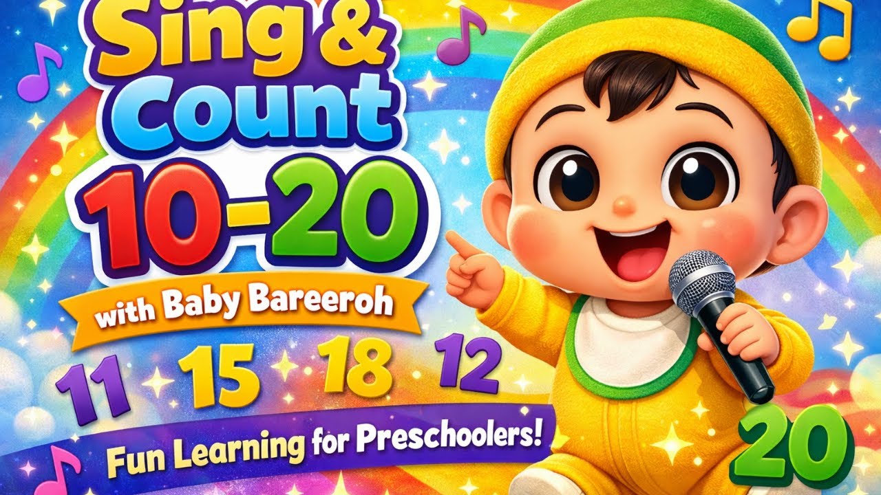 Sing and Count 10 to 20 with Baby Bareeroh | Fun Learning for Preschoolers