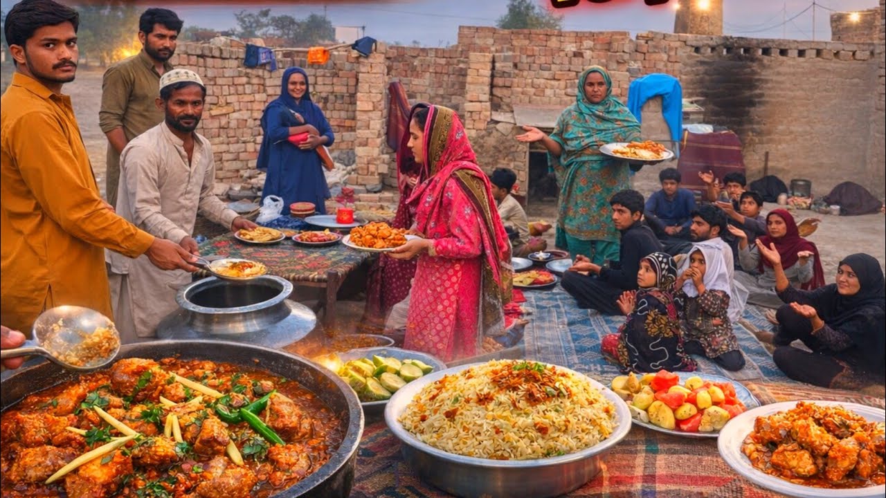 very nice chicken korma ke sath iftari 😱
