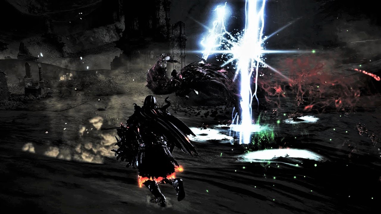 【4K】DS3 - Storm Empowered Gael v.0.1 Phase 3 No HUD Cinematic #3｜黑魂3MOD - 風暴蓋爾 : 3階新招#3【無HUD電影式戰鬥】