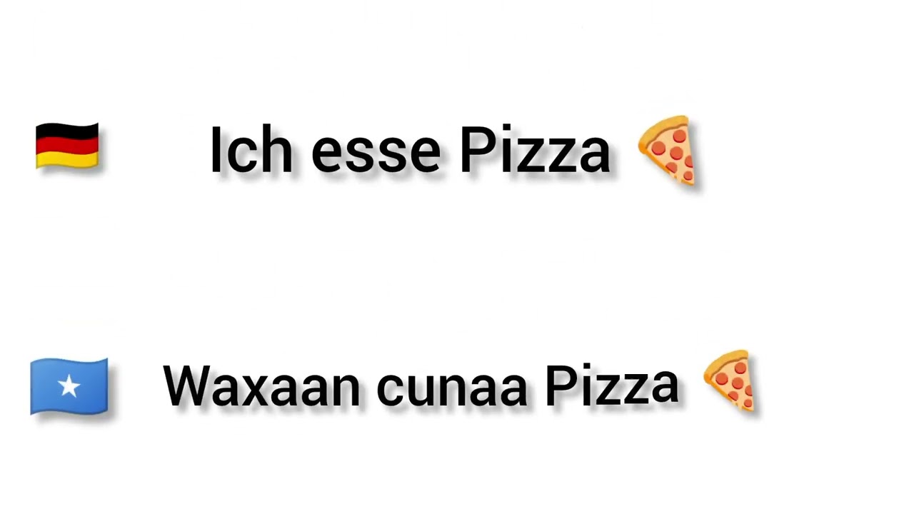 barashada luuqada af Germany 🇩🇪 oo af somali 🇸🇴 Ku fasiran cashirka 25 aad