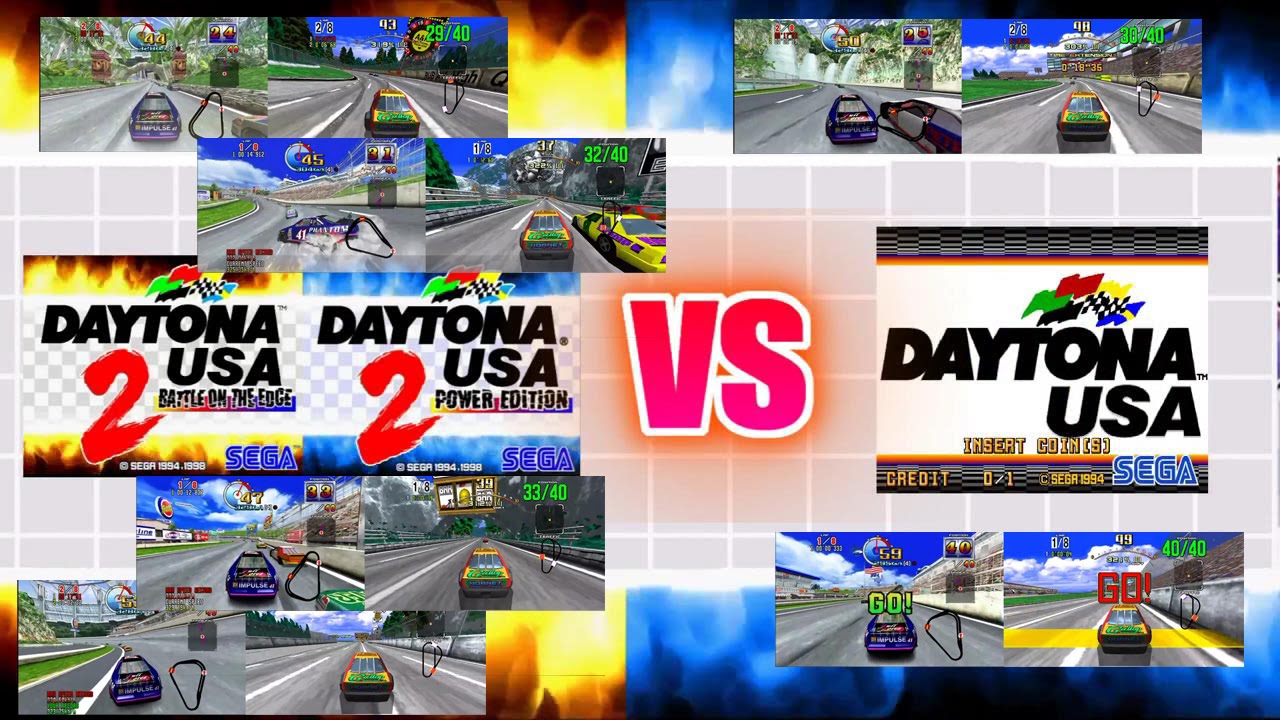 Daytona USA 2 Vs Daytona USA