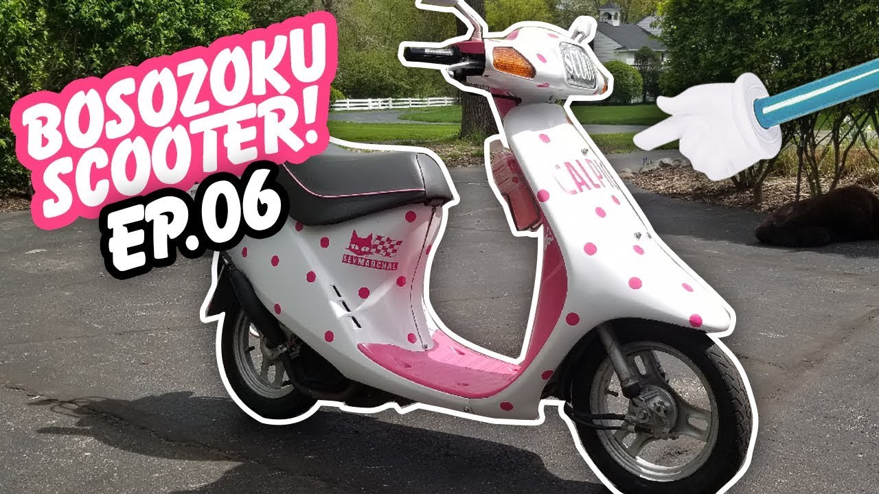 CUSTOM VINYL LIVERY!!! // BOSOZOKU MOPED BUILD // EP. 6 (4K)