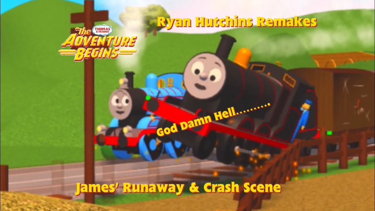 Blue Train With Friends |Ryan Hutchins Remakes |Adventure Begins:James’ Runaway& Crash(MOST POPULAR)