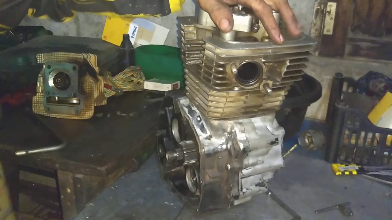 Modificando motor 125 OHC para parte de cima da 150.  Parte 2!