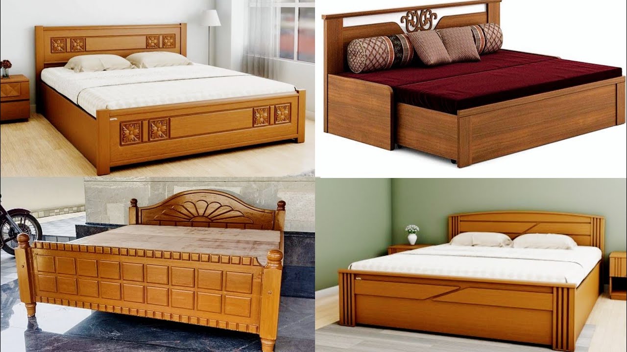 Wooden simple box palang design 2025 | Latest bed design new model | New wooden beds