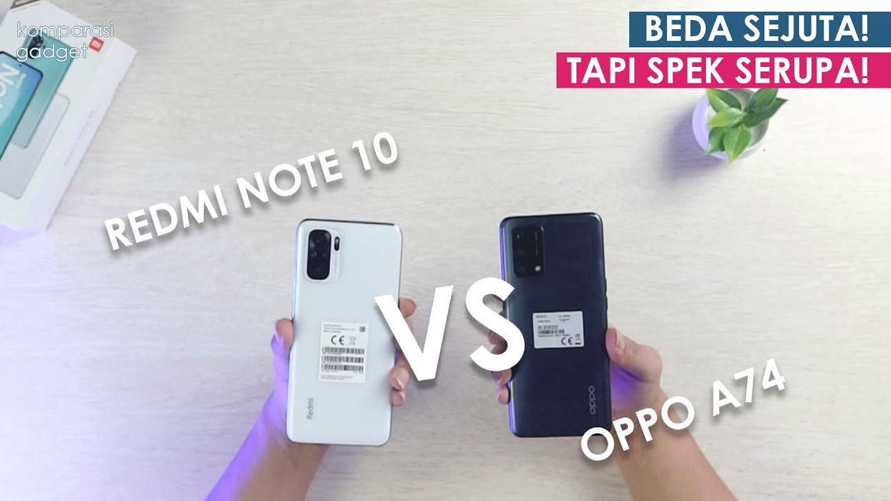 KOMPARASI REDMI NOTE 10 DAN OPPO A74 | XIAOMI GILA! | SPEED TEST