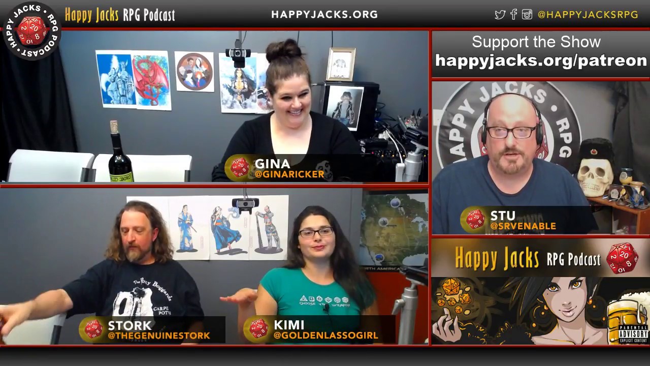 Happy Jacks #RPG Podcast 19-05: About Leveling, Players who don't fit in, Good Stories & More!
