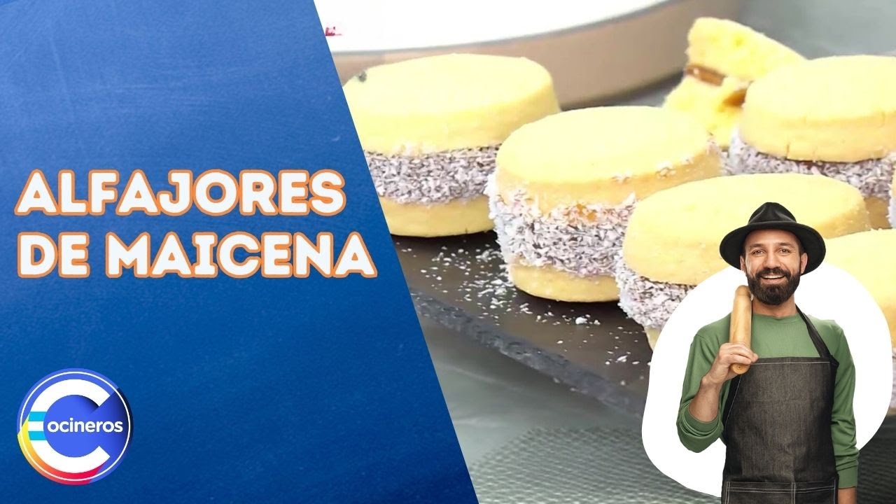 ¡ALFAJORES DE MAICENA Súper tiernos y deliciosos! 😍 Receta fácil con Lucho