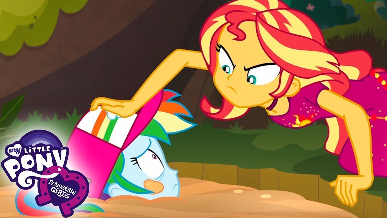 My Little Pony en español 🦄 Crisis vacacional Parte 4: “Depresión tropical” MLP: Equestria Girls