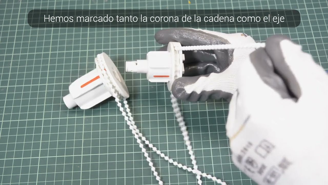 Cuál es el secreto de la suavidad del comando cadena del estor enrollable de 43mm