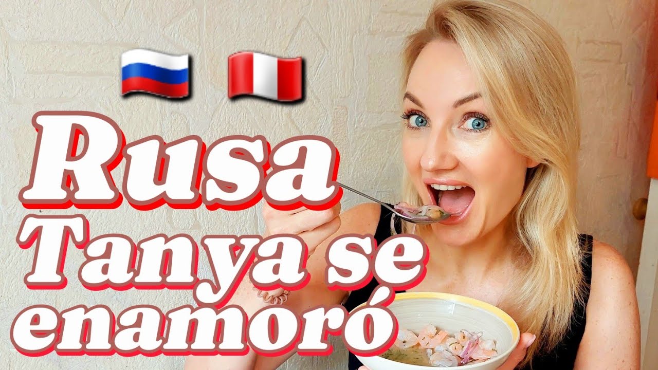 RUSA PRUEBA CEVICHE POR PRIMERA VEZ Í🇵🇪🇷🇺❤️