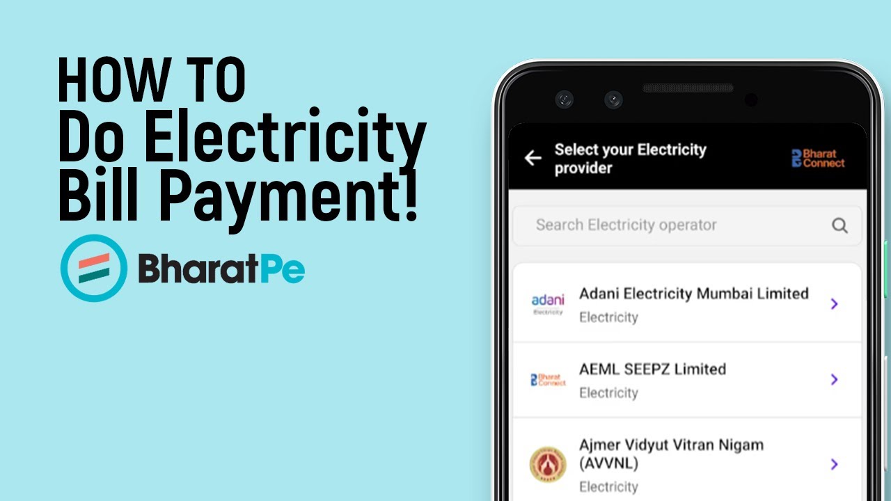 Как легко оплатить счет за электроэнергию на платформе Bharatpe