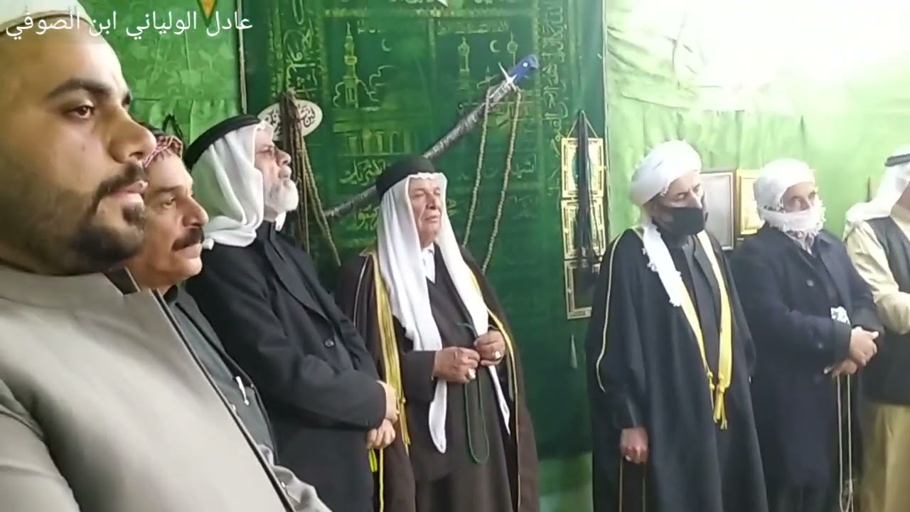من الموصل زيارة شيخ الطريقه العليه القادريه الوليانيه السيد الشيخ وريا سعيد البرزنجي