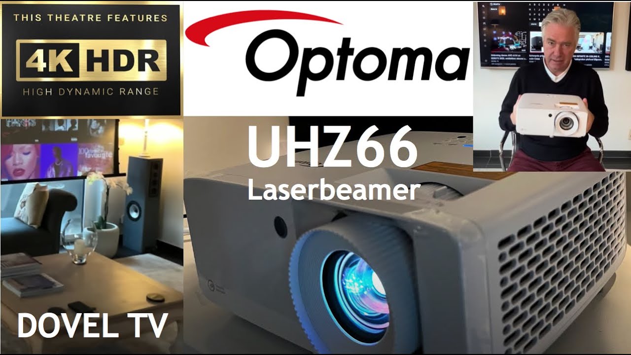 promo 1799 eu voor Optoma uhz66 laserbeamer 4K real ultra HD met 4000 ansi lumen en HDR